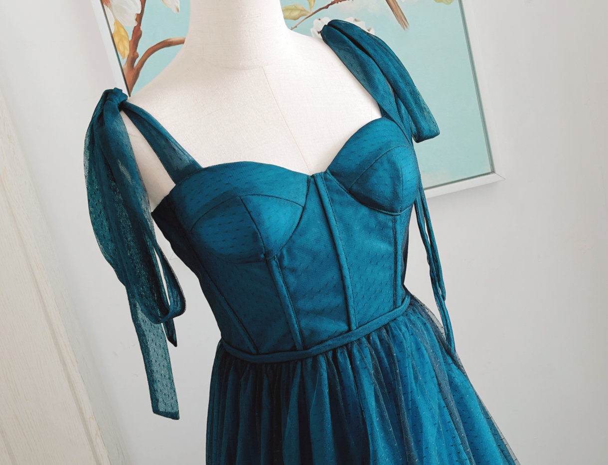 Purple and Teal Bridesmaid Dress - Etsy
