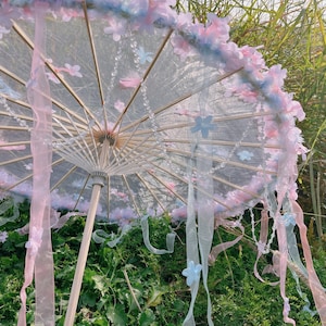 Parapluie féerique : accessoire de photographie Hanfu, décoration de mariage