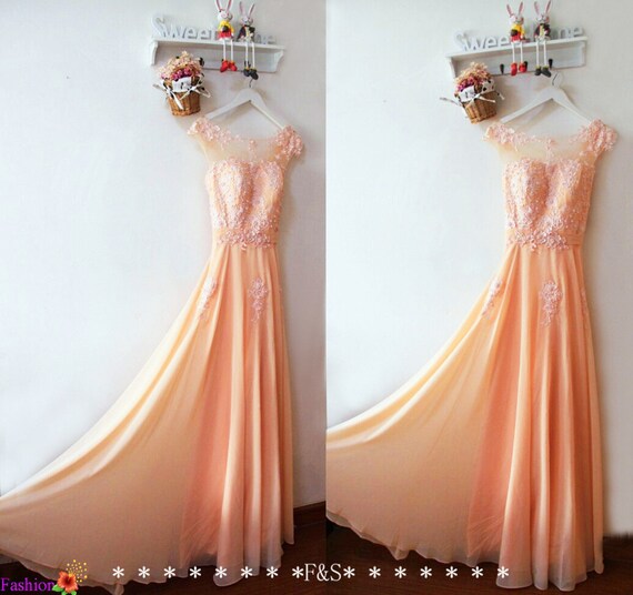 Lace Prom DressSexy Lace Prom Evening GownBlush Lace Etsy