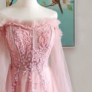 blush fairy prom dresses long blush pink prom dresses with long sleeve pink formal prom dresses