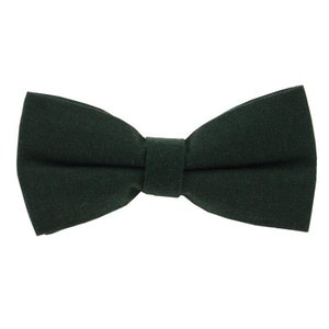 Dark Green Linen Bow Ties. Dark Green Bowties for Men.Emerald Green Bow Ties.Forest GreenWedding Bowtie.Groomsmen Bowties.Mens Gifts.