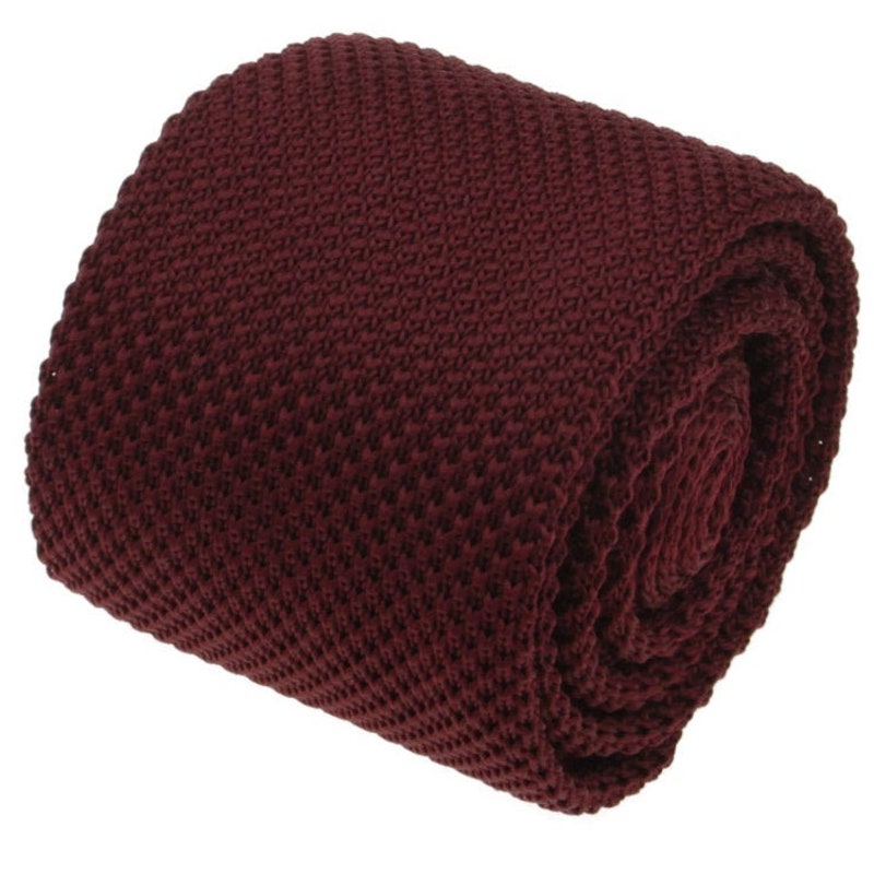 burgundy shirt tie combo