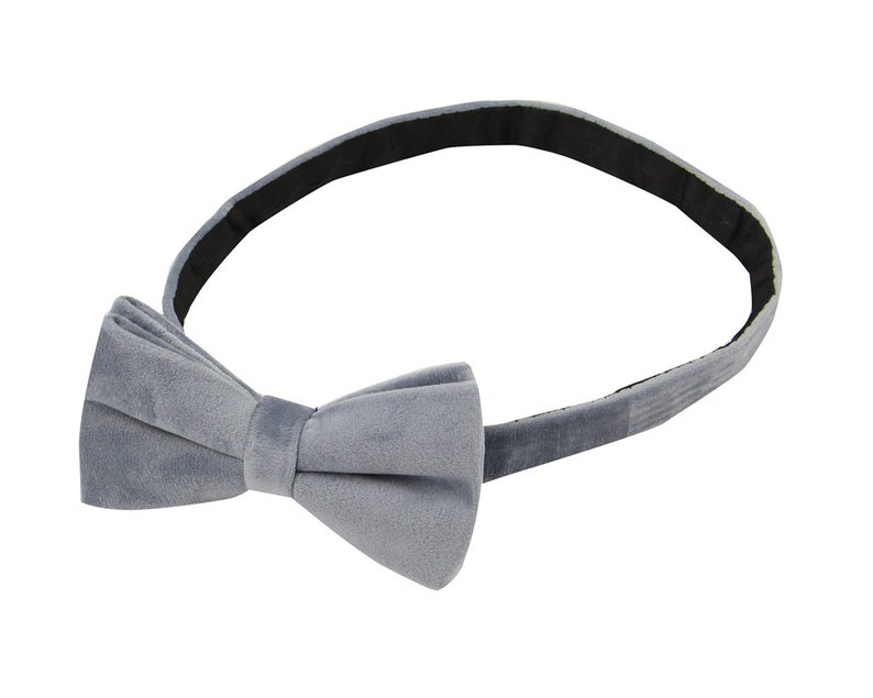 Dusty Blue Bow Ties. Dusty Blue Velvet Bow Ties. Slate Blue Etsy