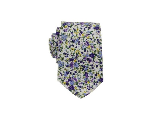 Mens Cotton Black 7CM Wide Tie Floral Red Roses Green Yellow Pocket Hanky Square
