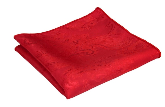 Fazzoletto Da Taschino Uomo Con Bordo Colorato - Cotone E Poliestere, Misura 23x23 Cm, Regalo Matrimonio