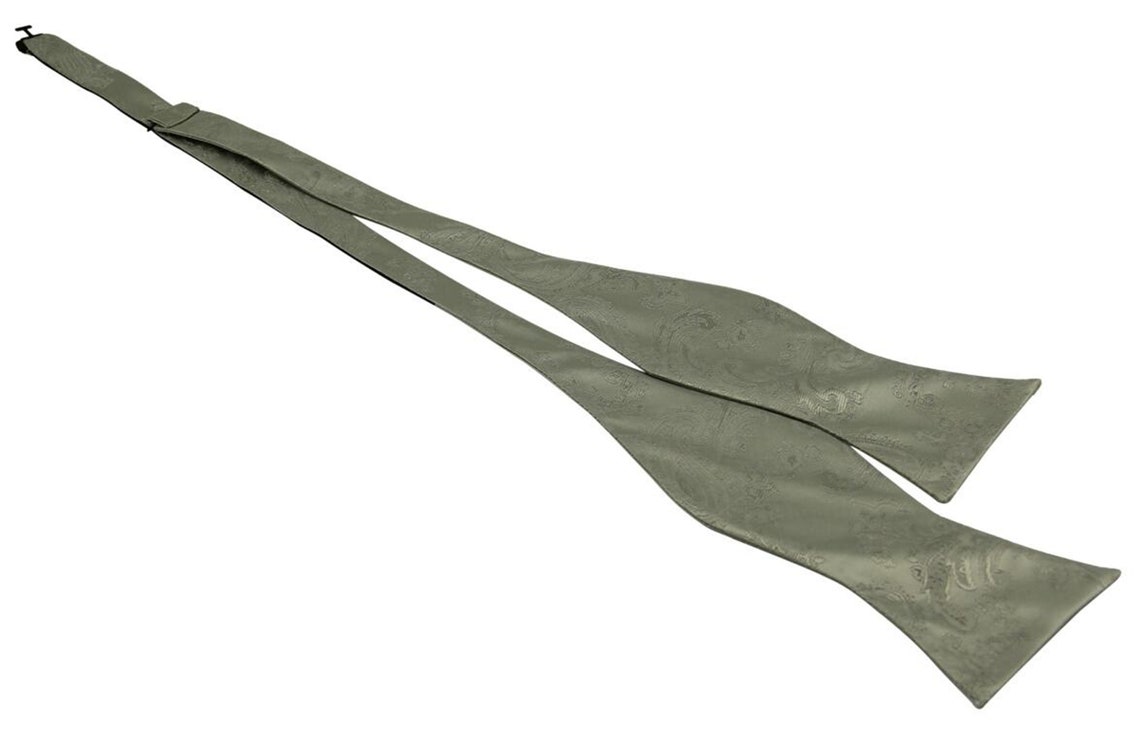 Eucalyptus Ties. Match to Davids Bridal Eucalyptus Color. Dark Etsy