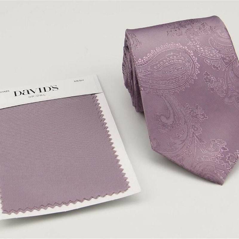 dusty lavender tie