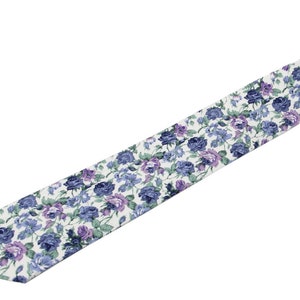 dusty blue floral ties