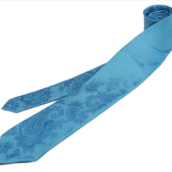 malibu blue vest and tie