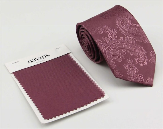 Chianti Ties. Chianti Neckties for Men. Mens Tie Dark Mauve. Mauve Chianti  Wedding Tie Pocket Square Bowtie - Etsy