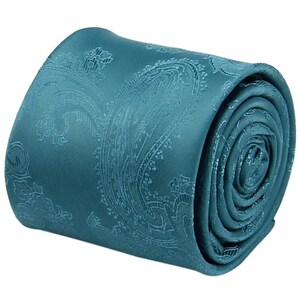 Oasis Ties. Mens Tie Peacock Blue. Teal Blue Ties for Men. Oasis Wedding Tie Pocket Square Bowtie Option