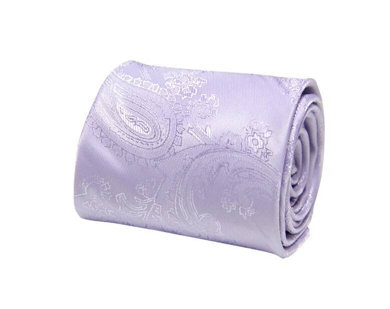 Lavender Silk Paisley Tie.Mens Lavender Neckties.Wedding Etsy