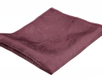 Pañuelo de bolsillo de vino Chianti. Pañuelo de cachemira para hombre, ideal para padrinos de boda.