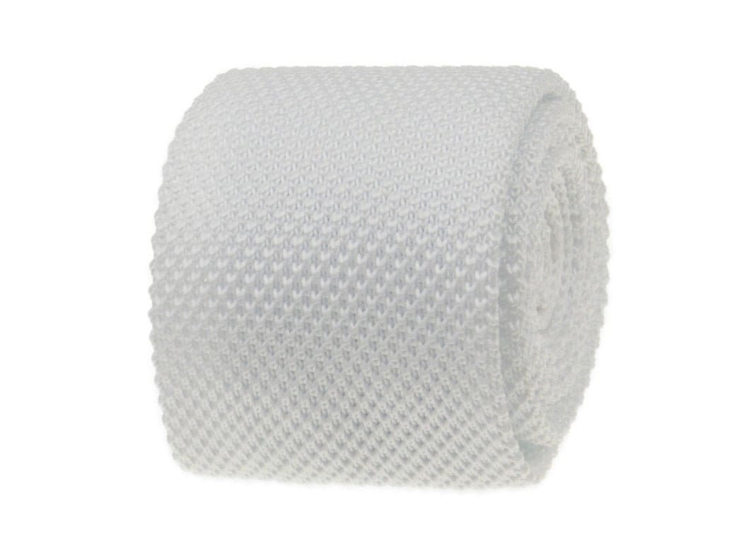 mens white neck tie