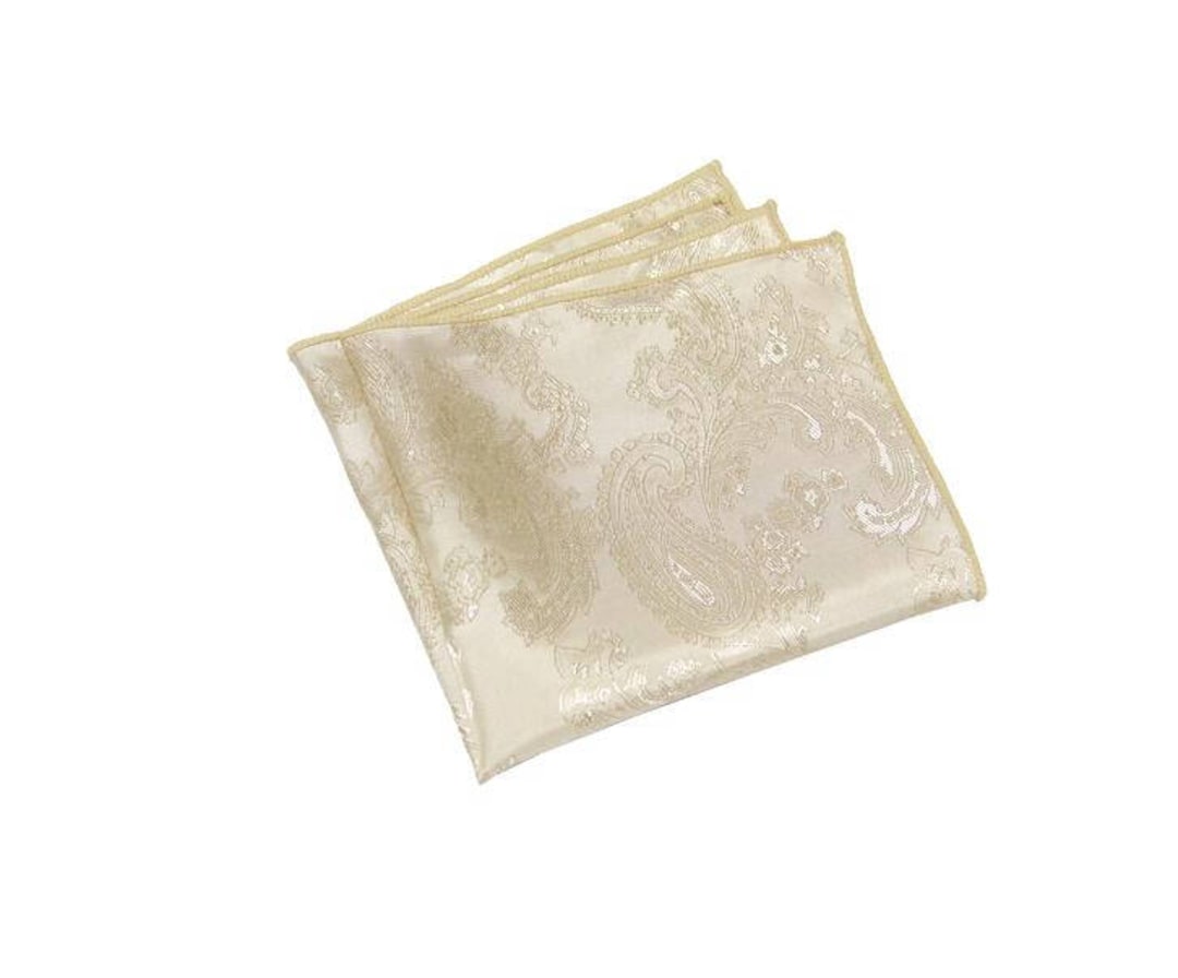 Champagne Pocket Square.champagne Wedding Handkerchief.mens Silk ...