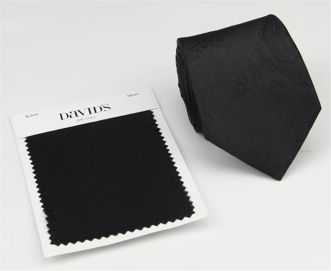 sparkly black ties