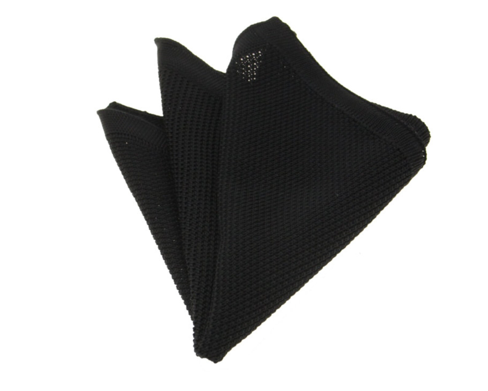 mens black knit tie