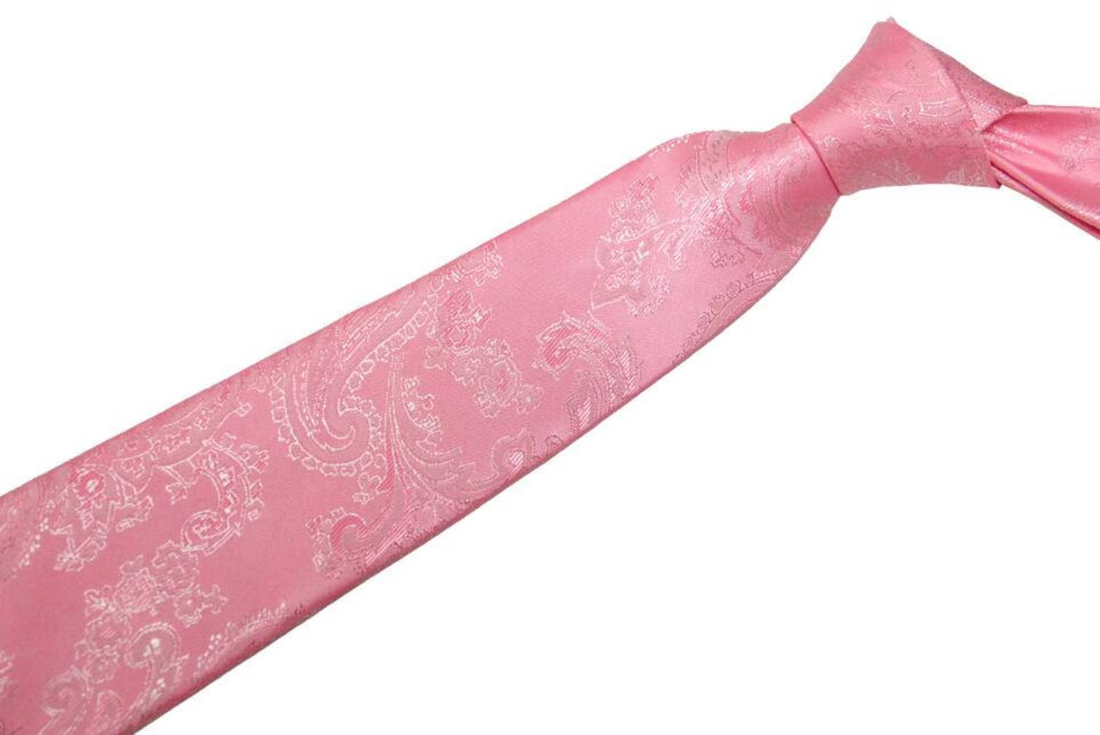 Hot Pink Paisley Ties. Mens Pink Silk Ties.standard Width.pink Etsy