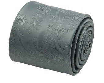 Sea Glass Ties. Mens Paisley Ties. Deep Sea Green Heather Wedding Tie. Mens and Kids Necktie