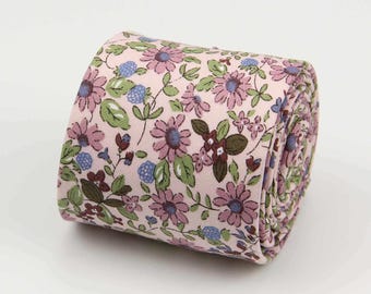 Cravatta Uomo A Fiocco Floreale Blu/Verde | Fashion Habitat Pregregata Clip-on, Regalo