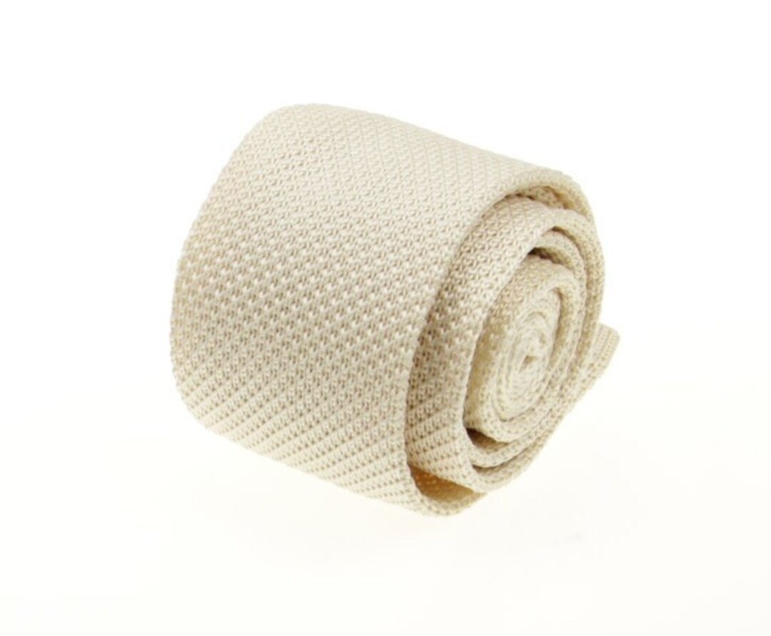 mens ivory shirt and tie