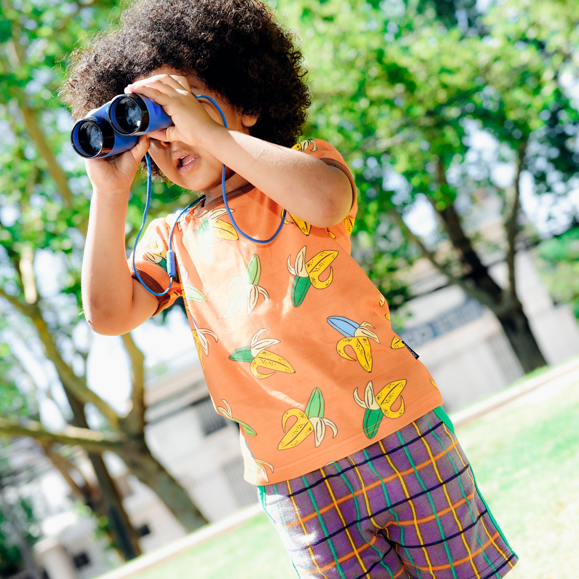Crazy Banana t-shirt retro, organic, funky, fun, unisex, kids