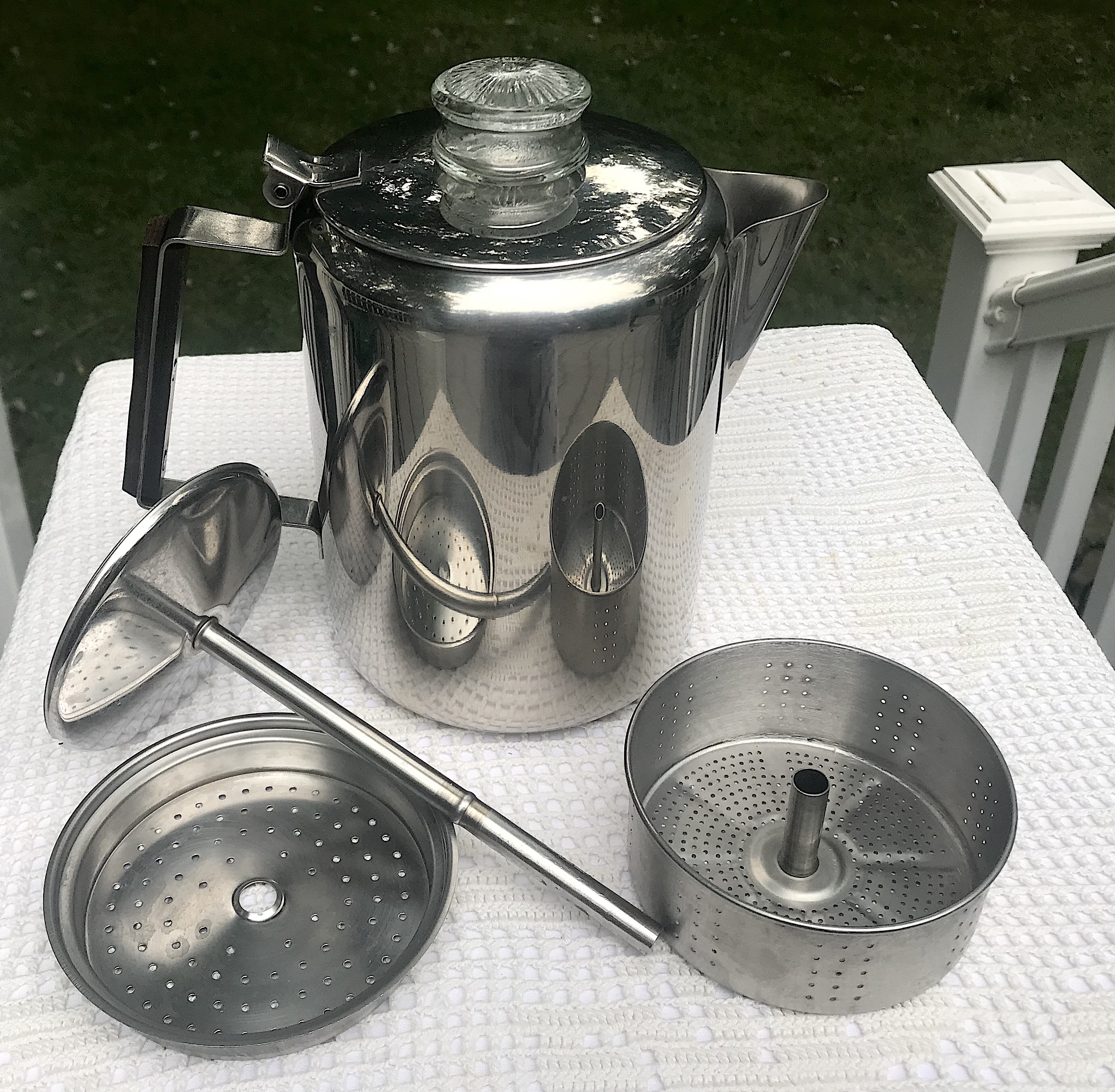 Old Fashioned Stove Top Coffee Percolator