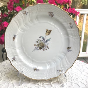 Hutschenreuther Saxony 10" Dinner Plates Bavaria Germany Dresden Pasco Shape 8881 TWO Available