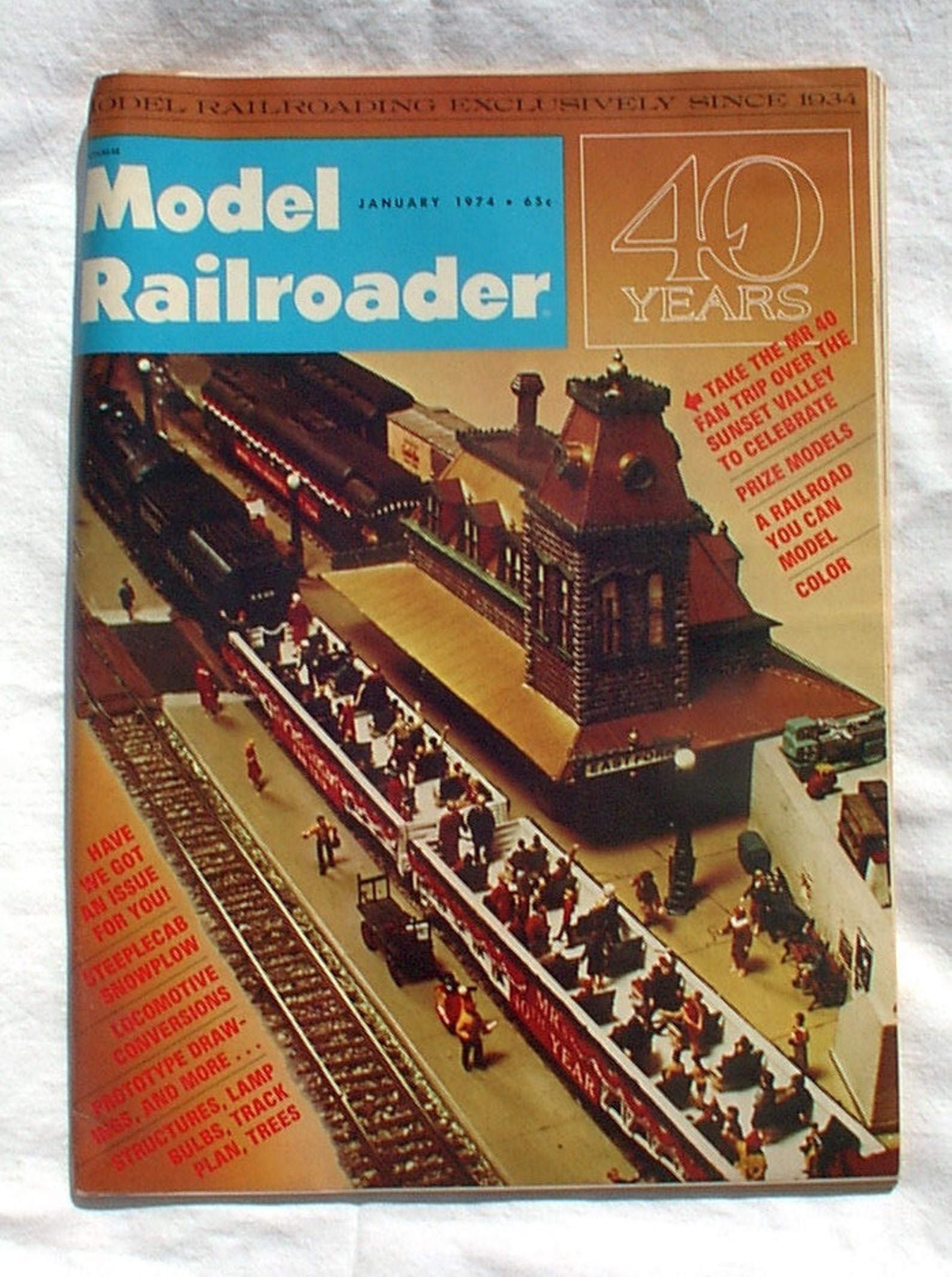 Model Railroader Magazines 1974 Take Your Pick Etsy
