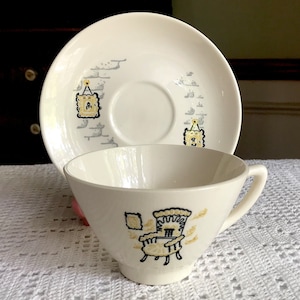 Gay 90s Nineties Cup And Saucer Sets Marcrest Stetson 3 Available