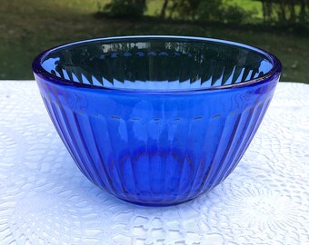 Pyrex 7401 S Blue Ribbed Bowl 3 Cups 750 ML