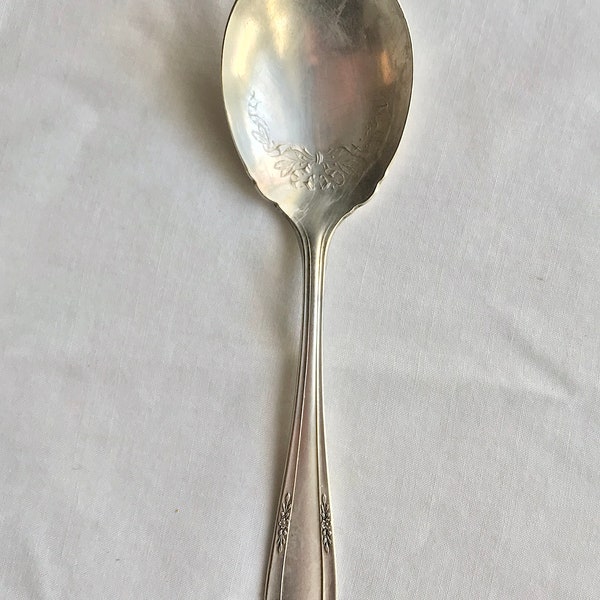 Oneida Community Service Silver Plate Sugar Spoon Modjeska 1916