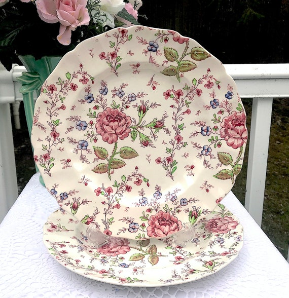 Johnson bros rose chintz discount