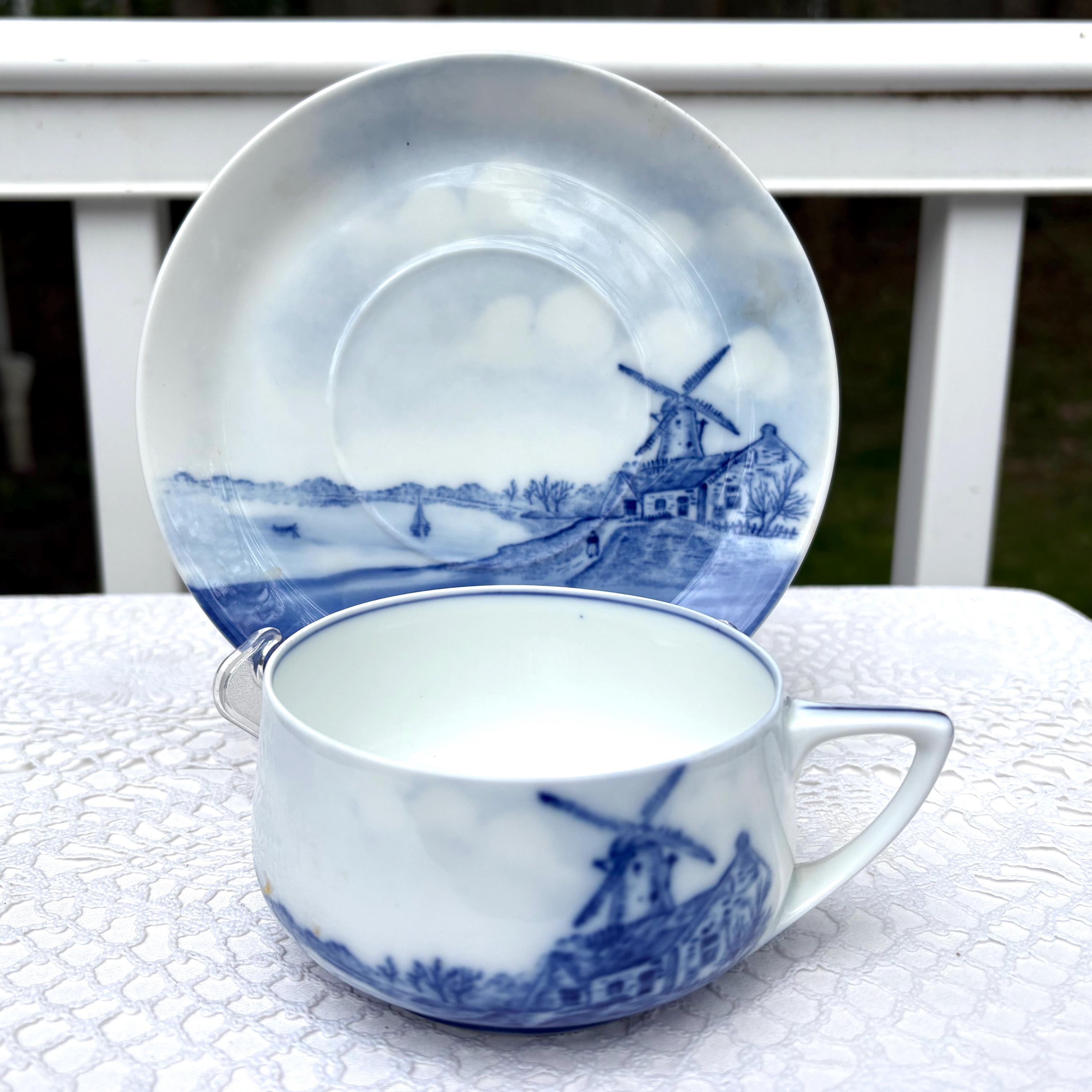 Vintage Rosenthal Delft Donatello Cup and Saucer Selb Bavaria