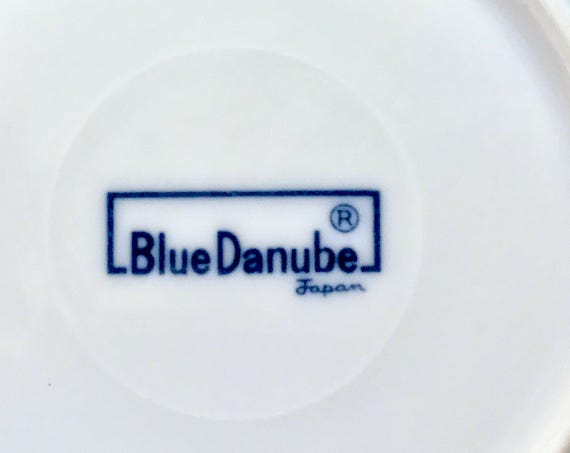 SET OF TWO Blue Danube Japan 10 3/8 Inch Dinner Plate 2 Sets of