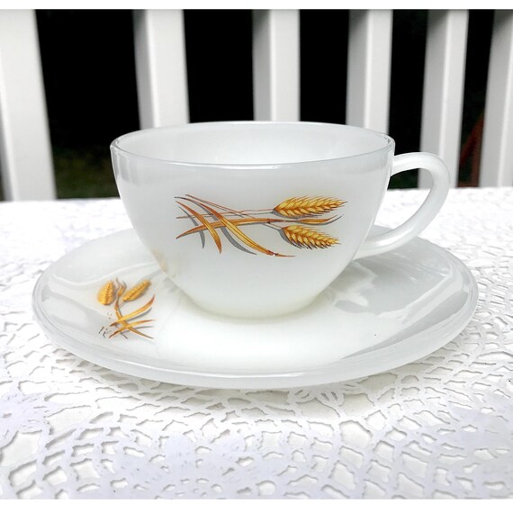 ファイヤーキング ウィート カップ＆ソーサー アンカーホッキング