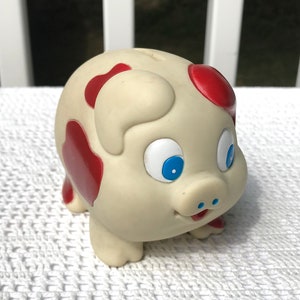 Vintage Gerber Hard Rubber Piggy Bank 1987