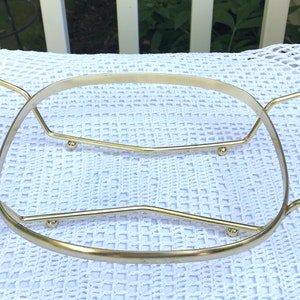 Pyrex Casserole Serving Trivet Rack Gold Tone