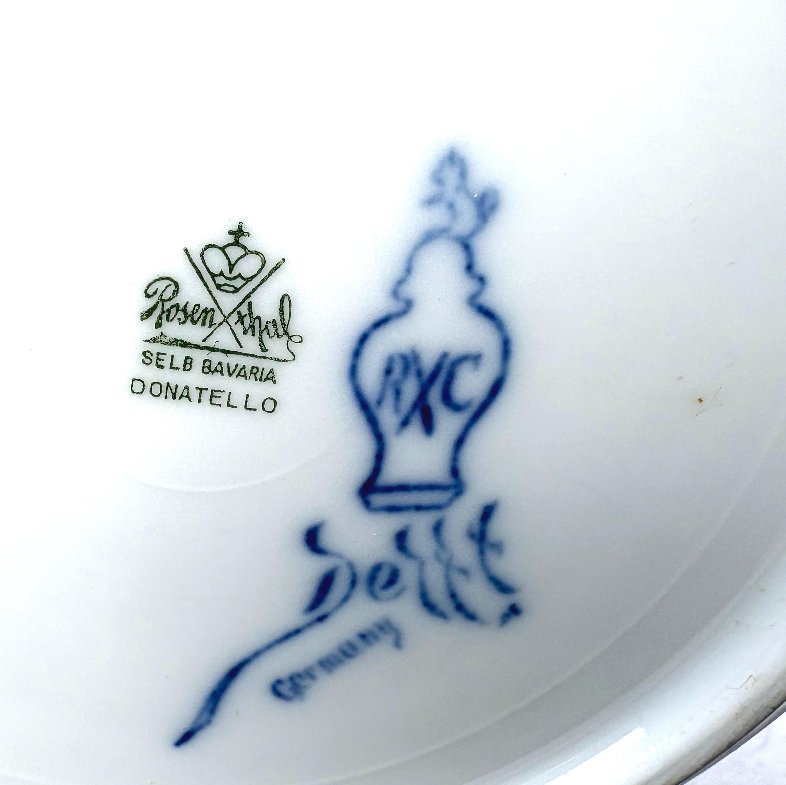 Vintage Rosenthal Delft Donatello Cup and Saucer Selb Bavaria