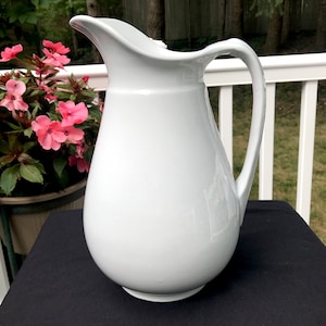 Vintage Wedgwood Large Ironstone Wash Pitcher Royal Stone China