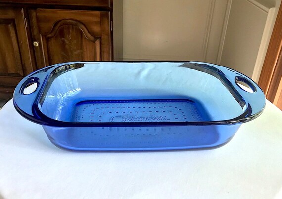 Blue Anchor Hocking Ovations 14 1 2 Casserole Baking Pan Etsy Canada