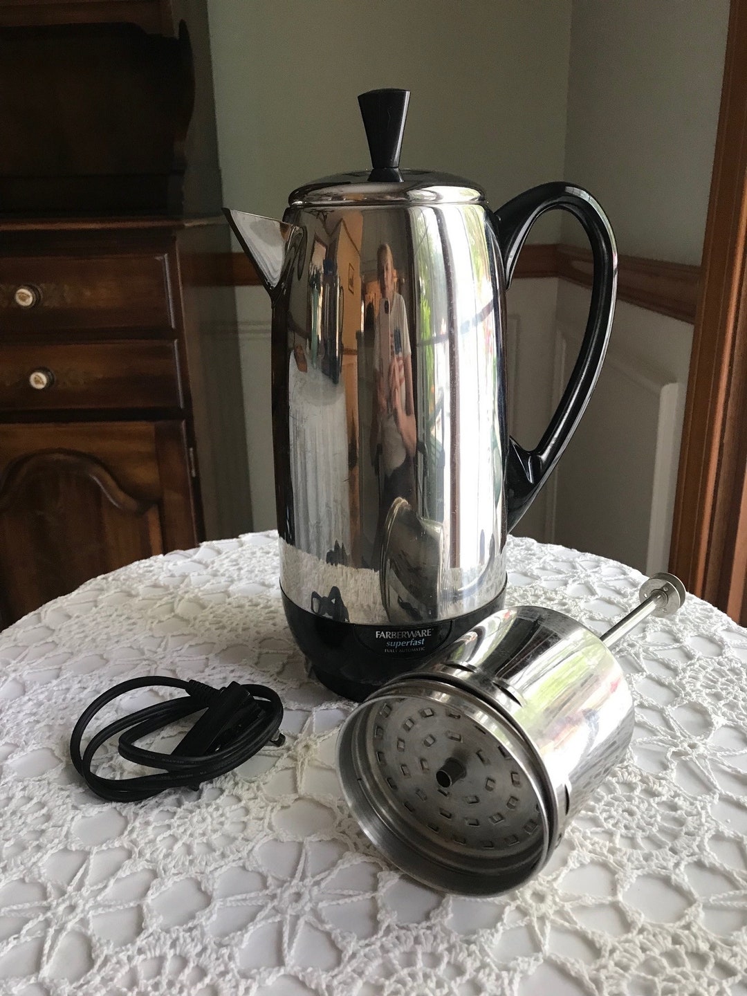 Vintage Farberware FCP 412 Super Fast Electric 12 Cup Coffee Etsy