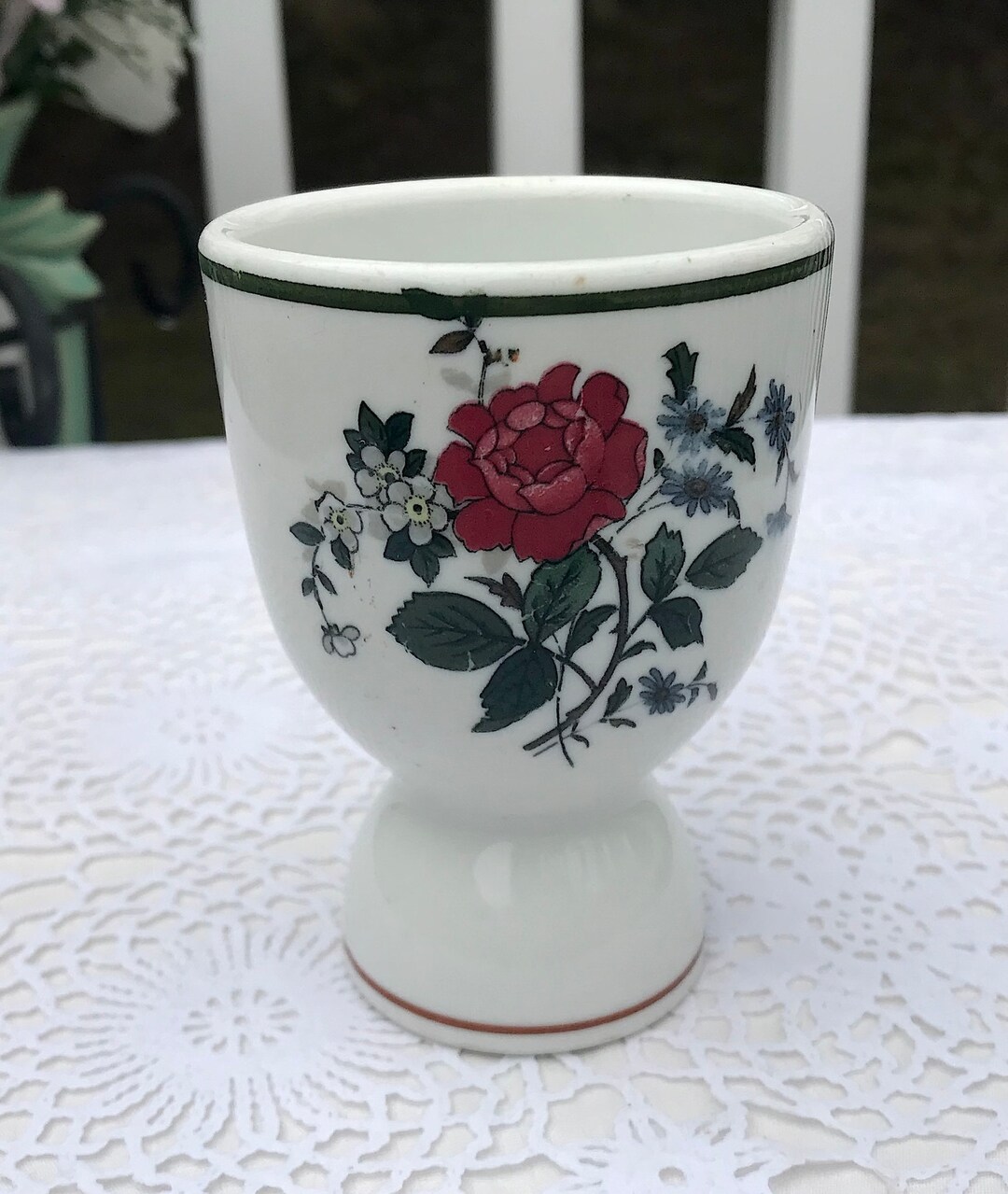 Buffalo China Marian Double Egg Cup Early 1900s - Etsy