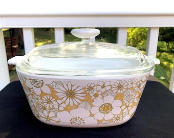 コーニングウェア フローラルブーケ 初版 1969年 P 2 1/2 B