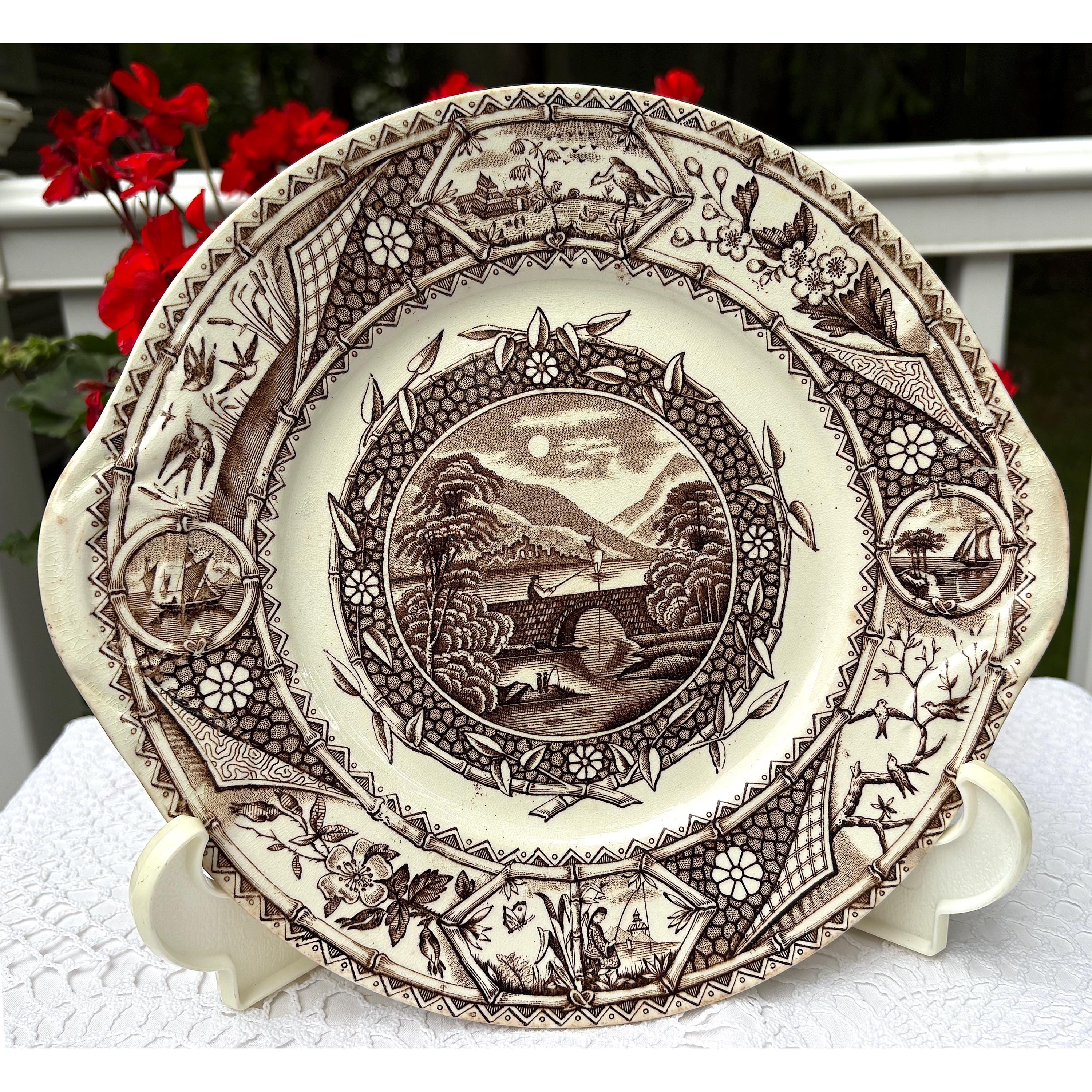 希少品！50's Turner ターナー社アメリカアンティーク 蝶＆花の壁掛け