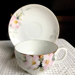 Noritake Azalea Cup And Saucer Sets Six Available