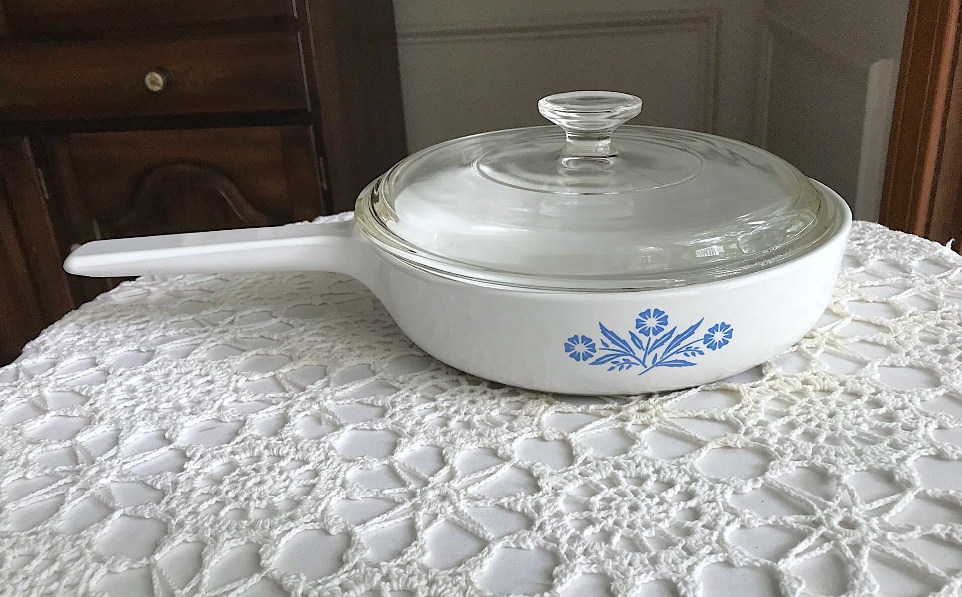 Corning Ware Blue Cornflower N8 1/2B Range Topper 8.5 Etsy