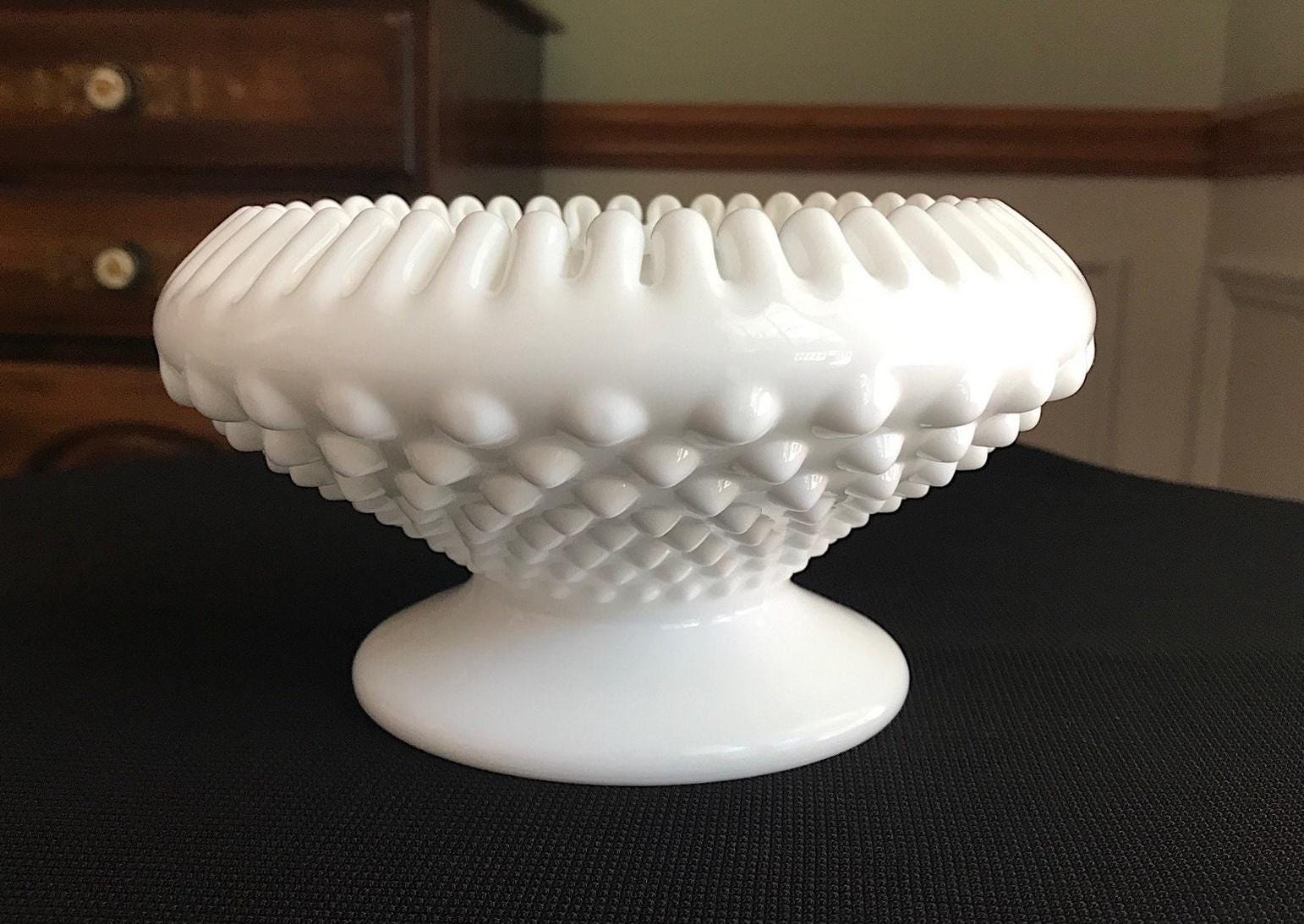 フェントン ミルクガラス ボブネイル ピーチブロウ 13×14cm 極美品 2025年最新】フェントン ホブネイルの人気アイテム - メルカリ