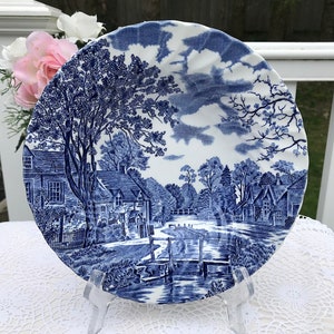 Cotswold Blue 8 1/2&quot; Rimmed Soup Bowls Johnson Brothers 3 available