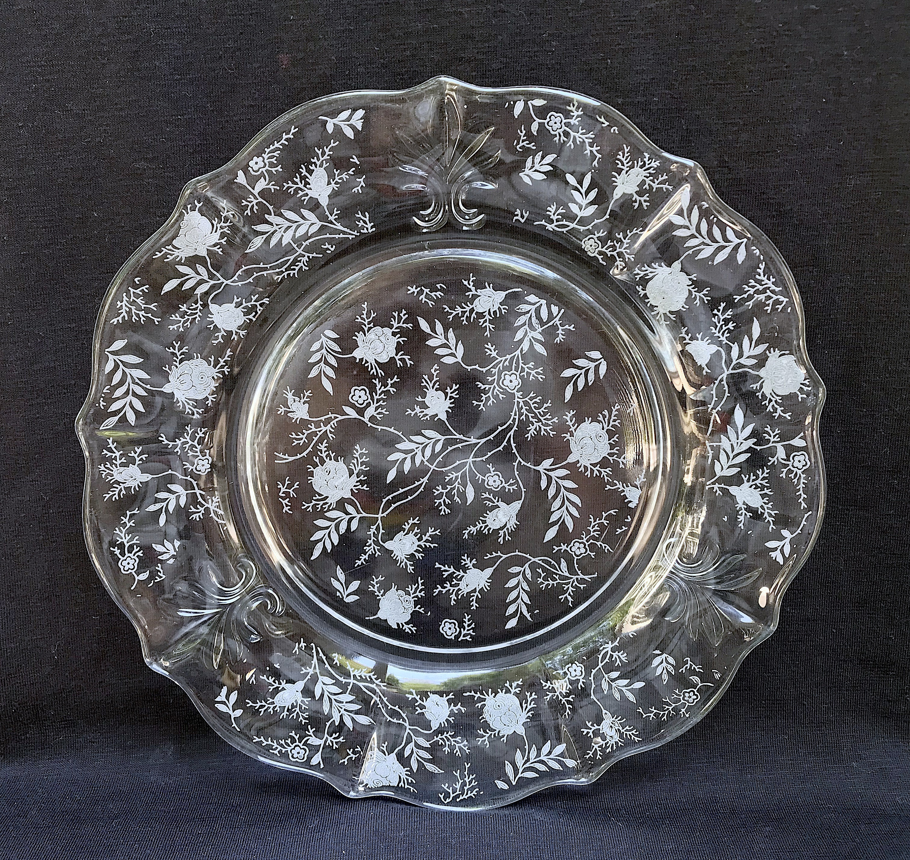 Fostoria dinner plates glass plates - Etsy 日本